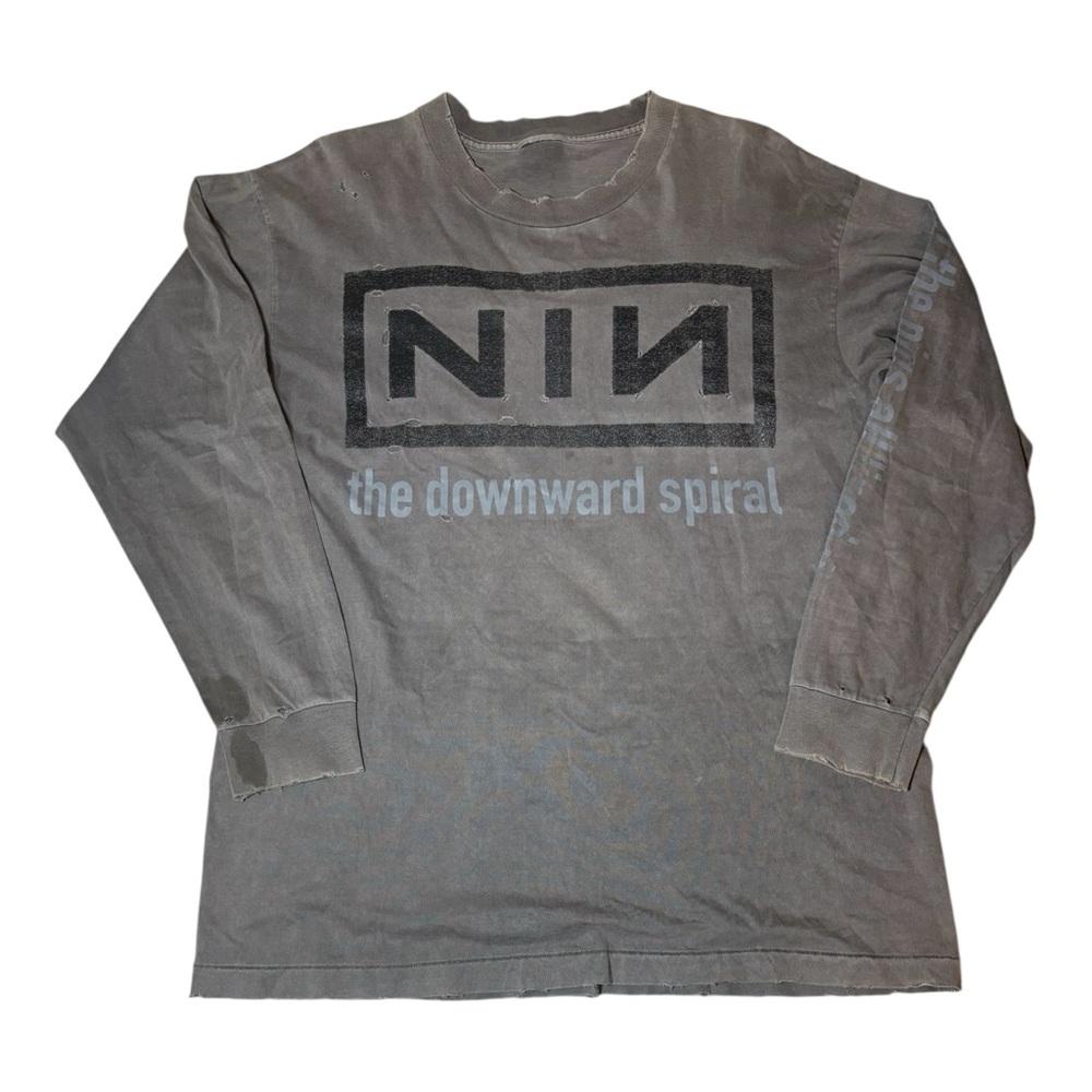 Vintage Nine Inch Nails The Downward Spiral Long Sleeve Shirt 1994